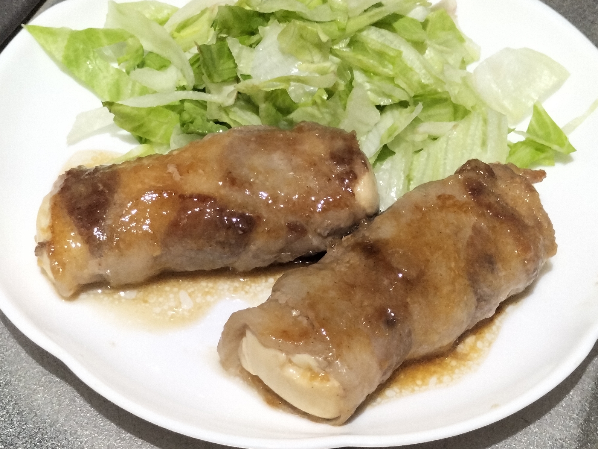 ポン酢で簡単作り置き♪豚の生姜焼き風、豆腐の肉巻き