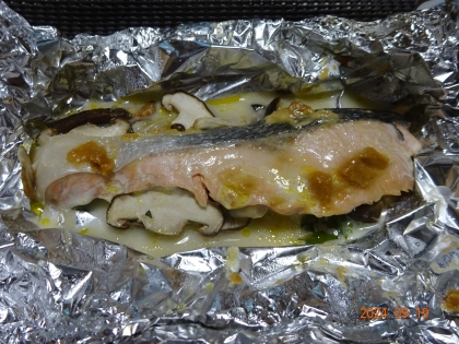 鮭のホイール焼き