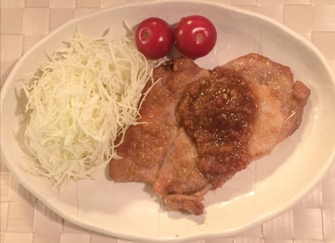 豚肉の照り焼き生姜おろしダレ