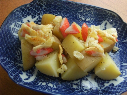 ＊お弁当に♪かにかまポテトのチーズ焼き＊