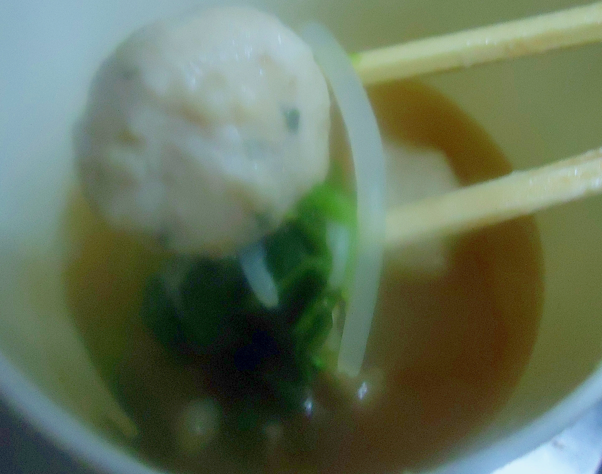 冷凍野菜・冷凍つくねで作る　レンジで団子スープ