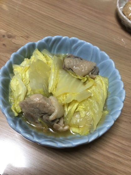 ホッとする中華味ですね！白菜たっぷり食べれました♪