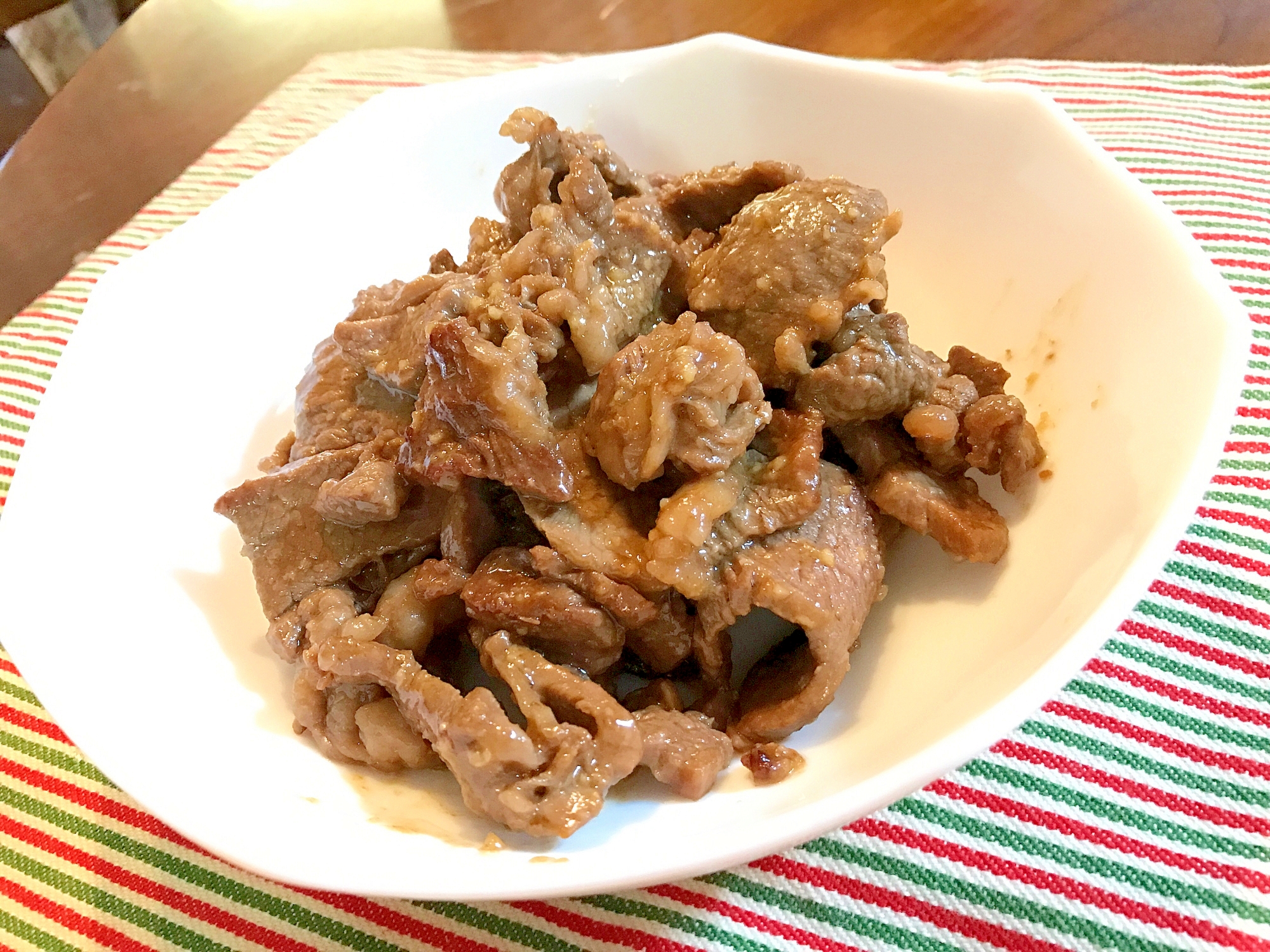 アンガスビーフを美味しく☆にんにく醤油