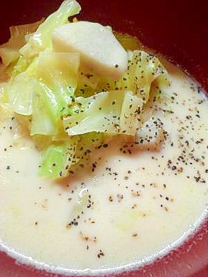 ☆キャベツと里芋の牛乳味噌スープ☆