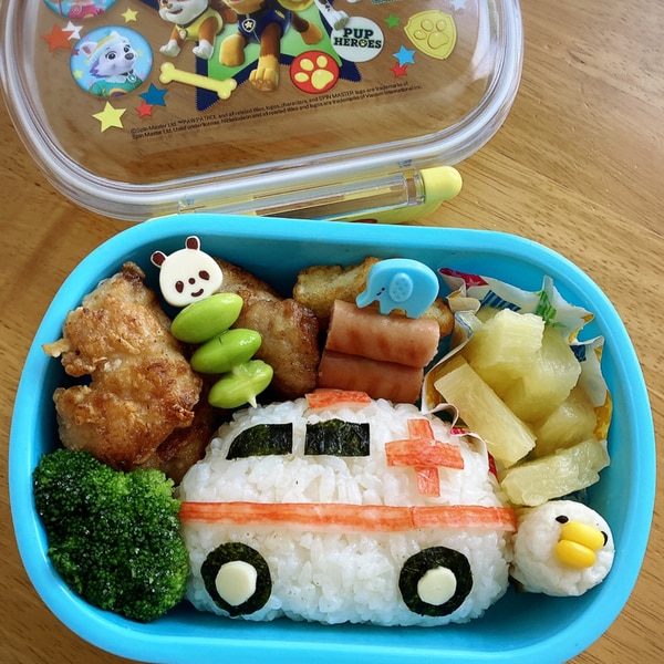 幼稚園お弁当 きゅうきゅう車 レシピ 作り方 By あやたかはるchii 楽天レシピ 幼稚園お弁当 きゅうきゅう車 レシピ 作り方 By あやたかはるchii 楽天レシピ