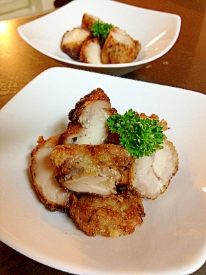 塩麹黒胡椒から揚げ