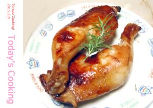 生姜が隠し味 骨付きモモ肉のロースト レシピ 作り方 By Torezu 楽天レシピ