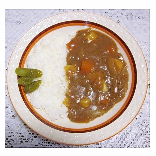 カレーライス（たまねぎ・人参・牛バラ肉etc..）