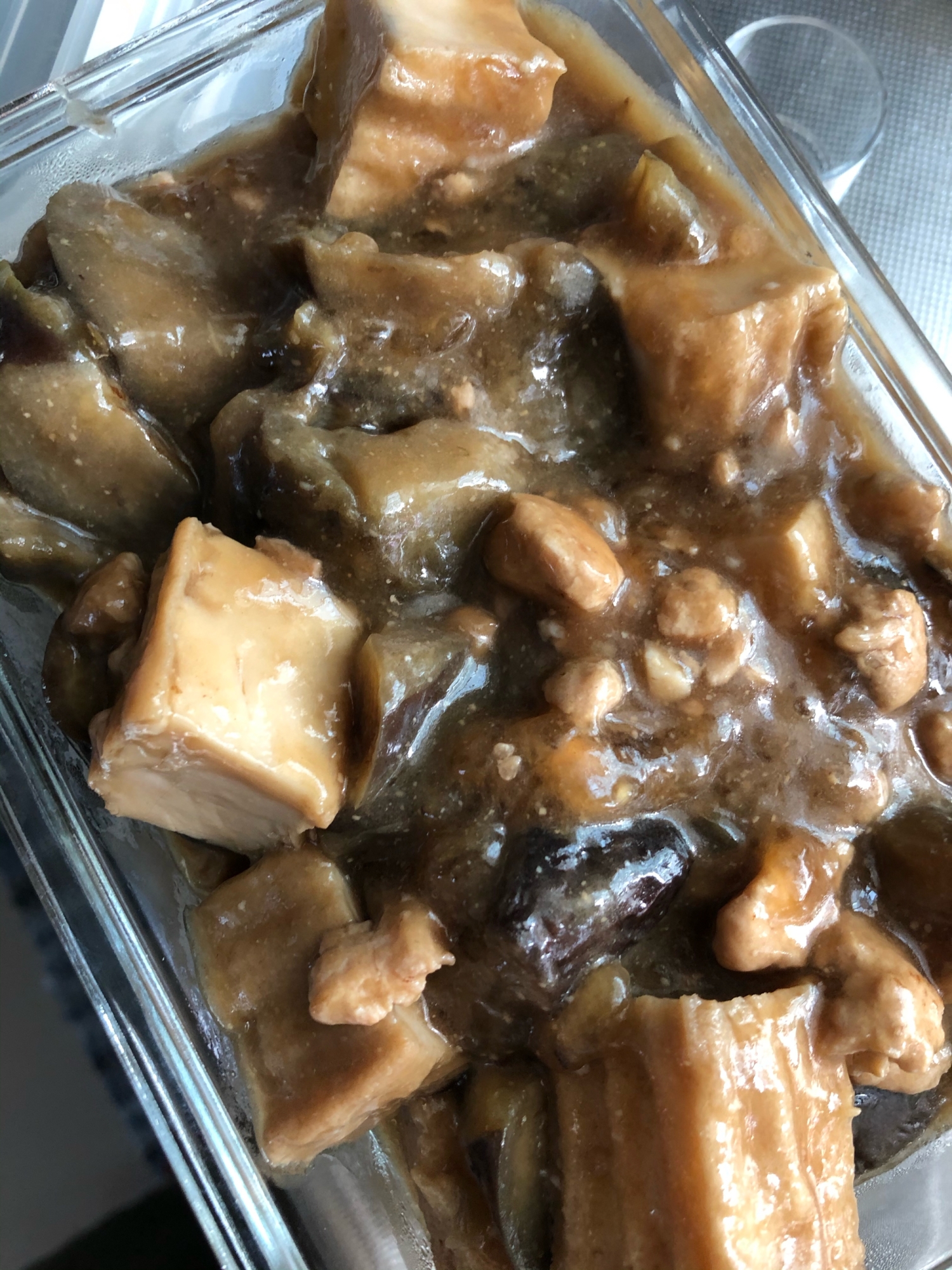 ナスと厚揚げの麻婆炒め