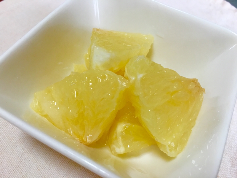 妊娠中のおやつに グレープフルーツの結晶蜂蜜漬け レシピ 作り方 By Kuuuma 楽天レシピ
