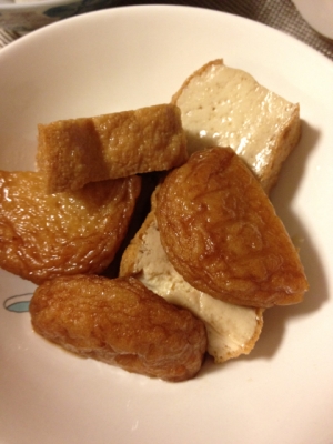 簡単! 厚揚げとさつま揚げの煮物