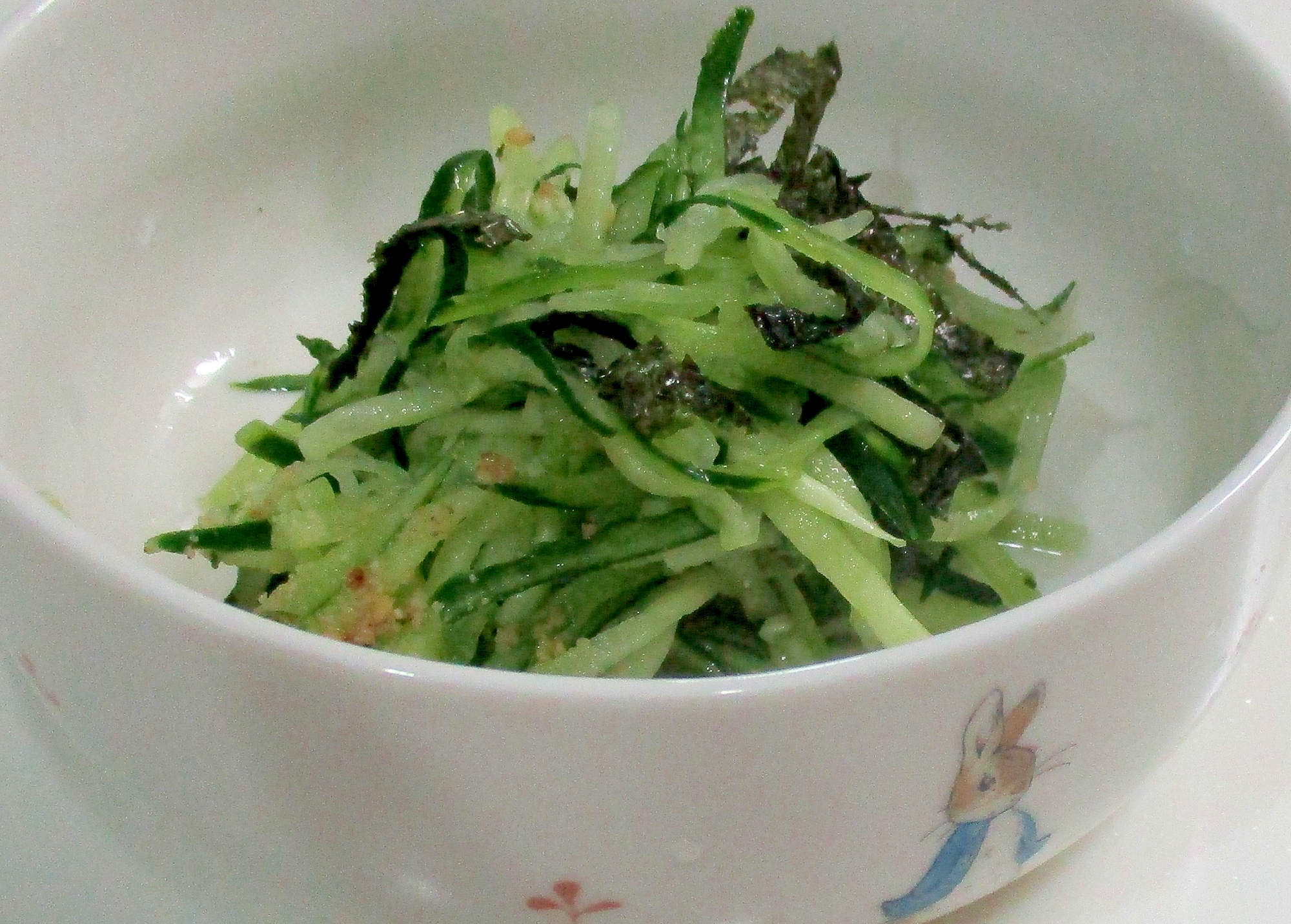 「きゅうり」と焼き海苔のなます