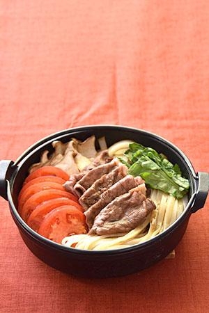 洋風すき焼きうどん