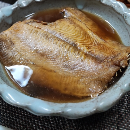 フライパンで簡単♡ほっこり和食♡黒カレイの煮付け