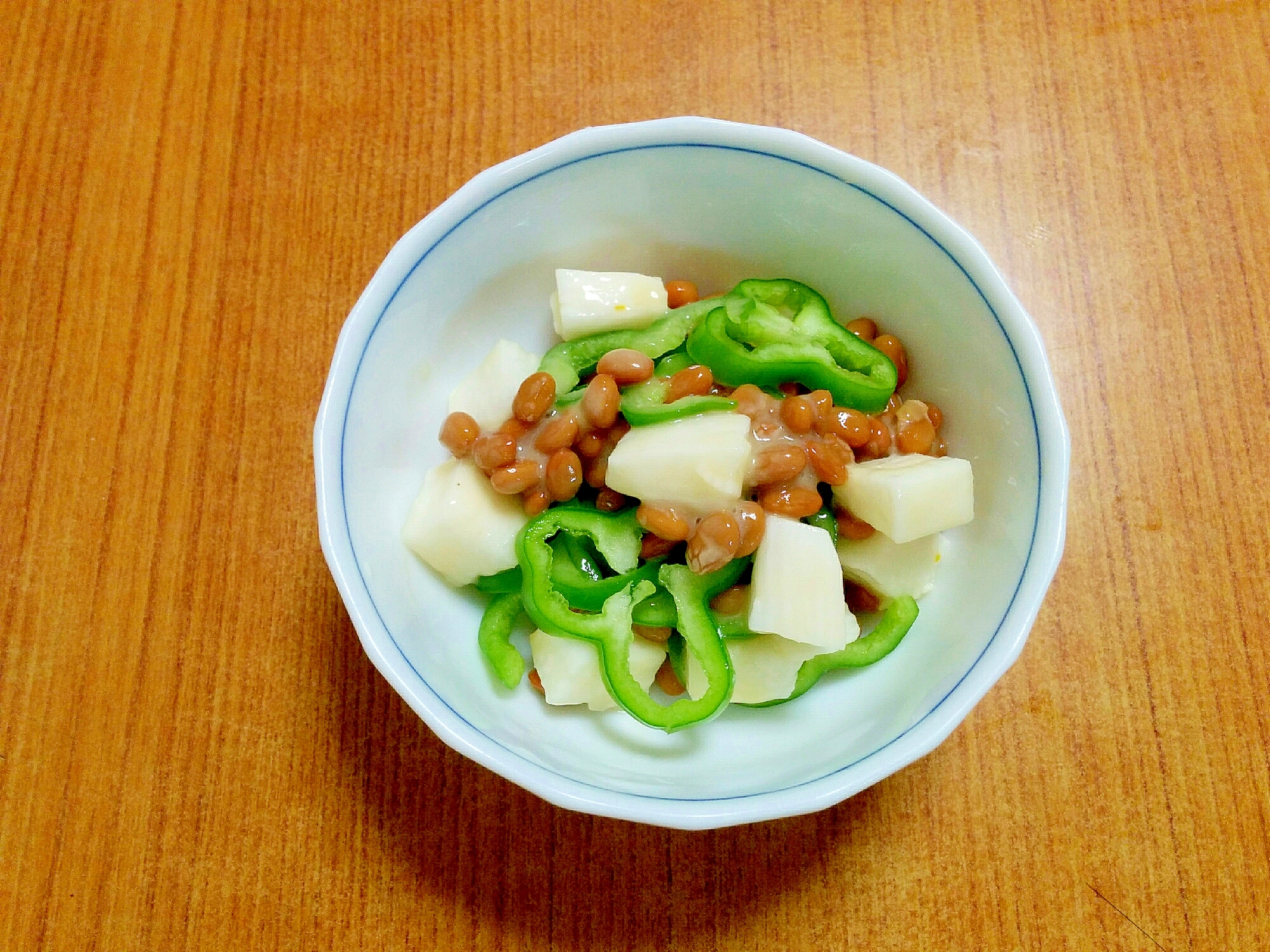 長芋納豆のピーマンサラダ レシピ 作り方 By Basyama 楽天レシピ