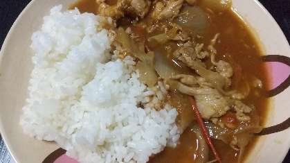 簡単(^^)トマト缶入り爽やかチキンカレー♪