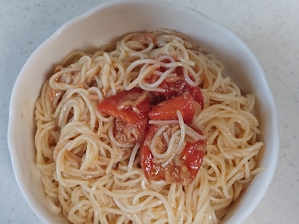 ズボラでも美味しい！トマツナそうめん