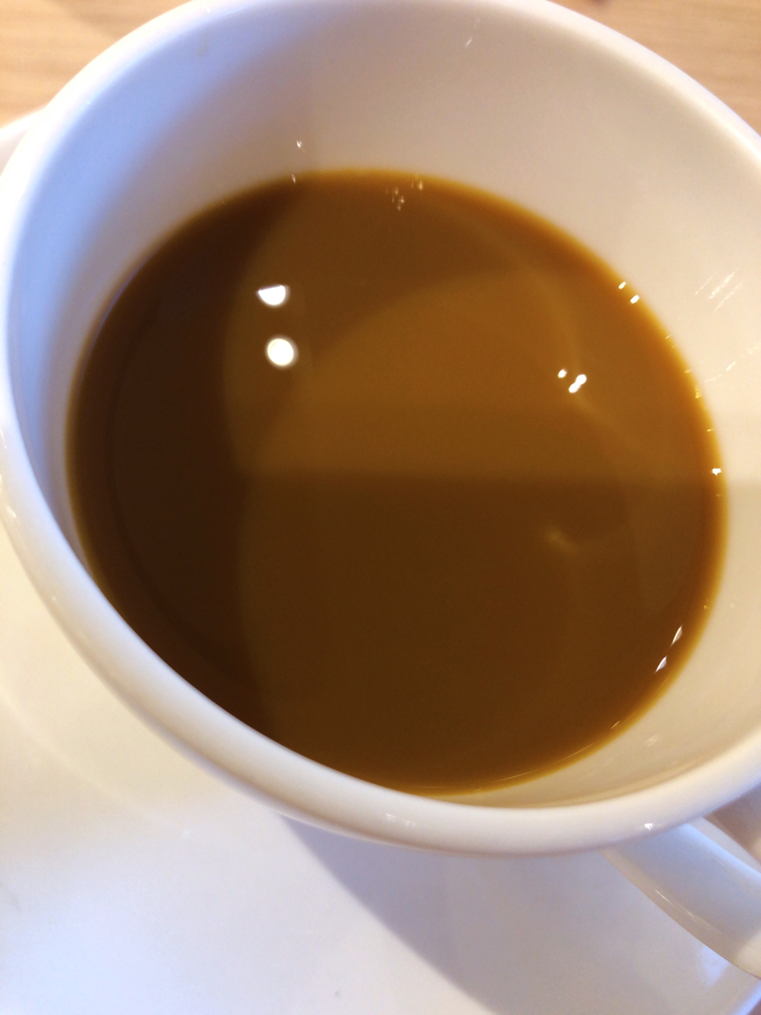 バニラ香る黒蜜ホットコーヒー