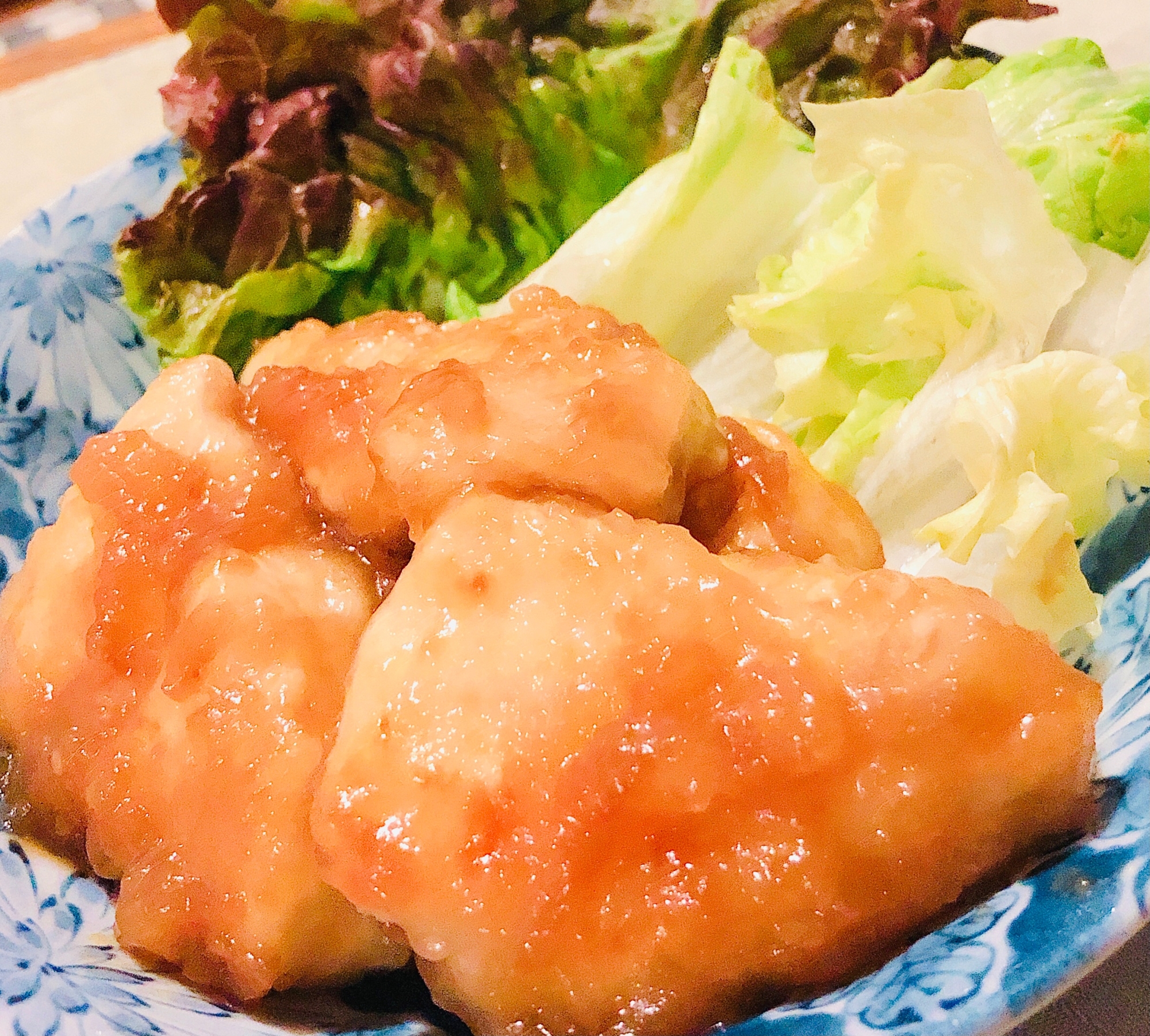 節約料理♡鶏ムネ肉のオニオンソース焼き
