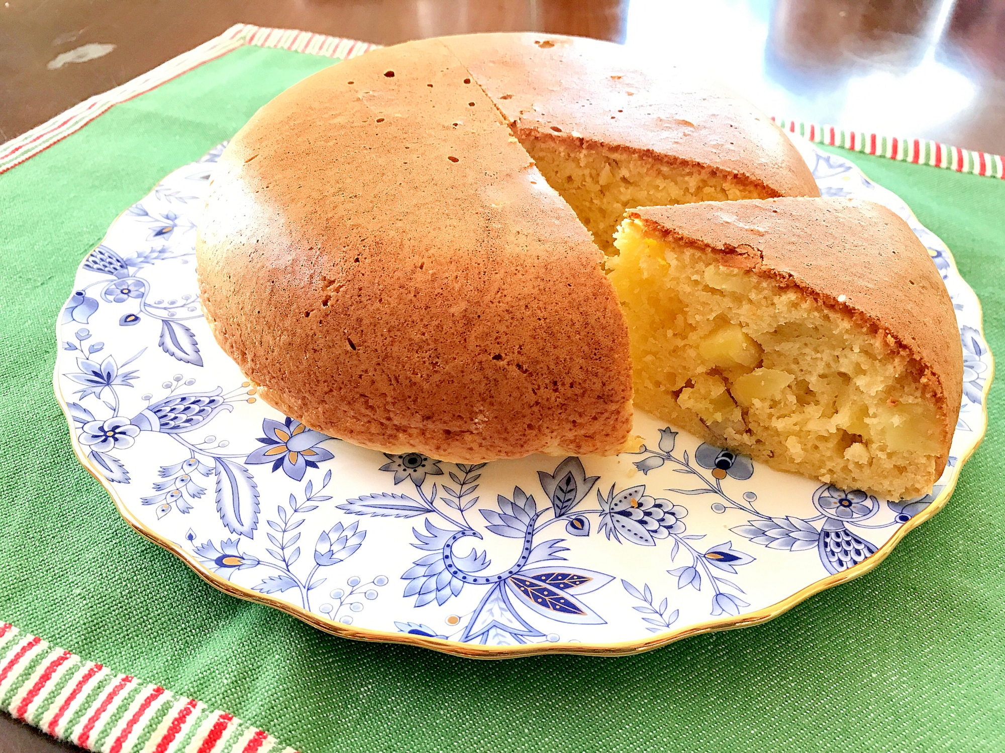 炊飯器で☆おさつケーキ