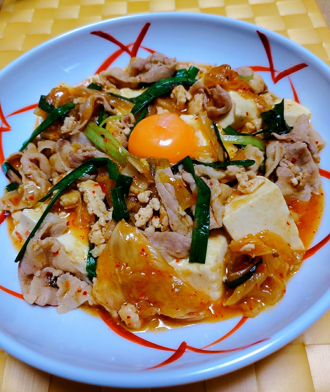 豚キムチ麻婆豆腐