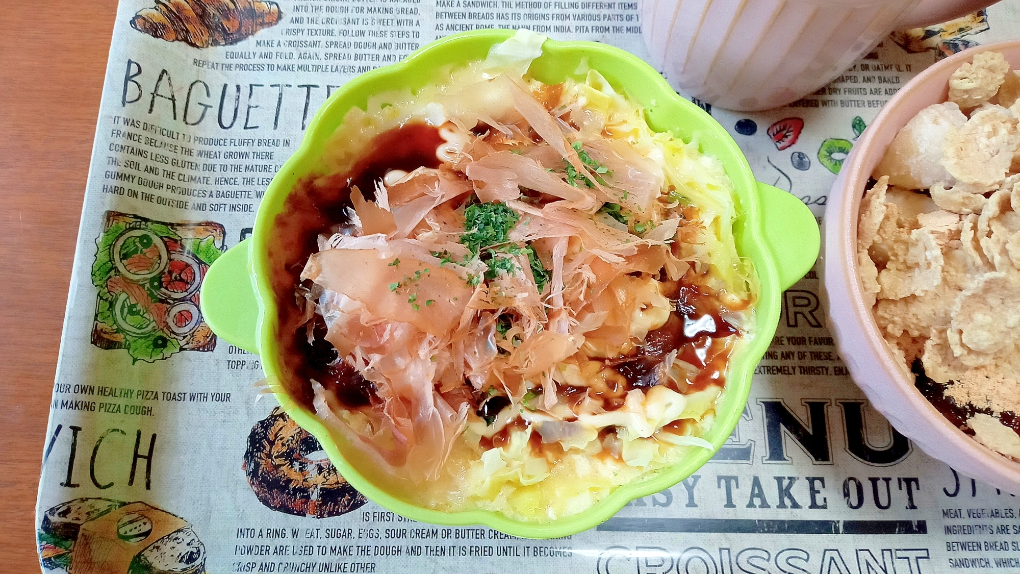 グルテンフリー！豆腐と米粉のお好み焼き