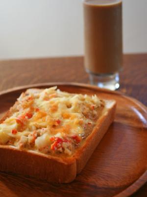 カニの贅沢トースト☆ 