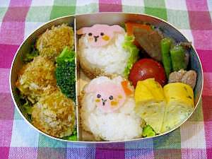 ひつじさんのお弁当♪