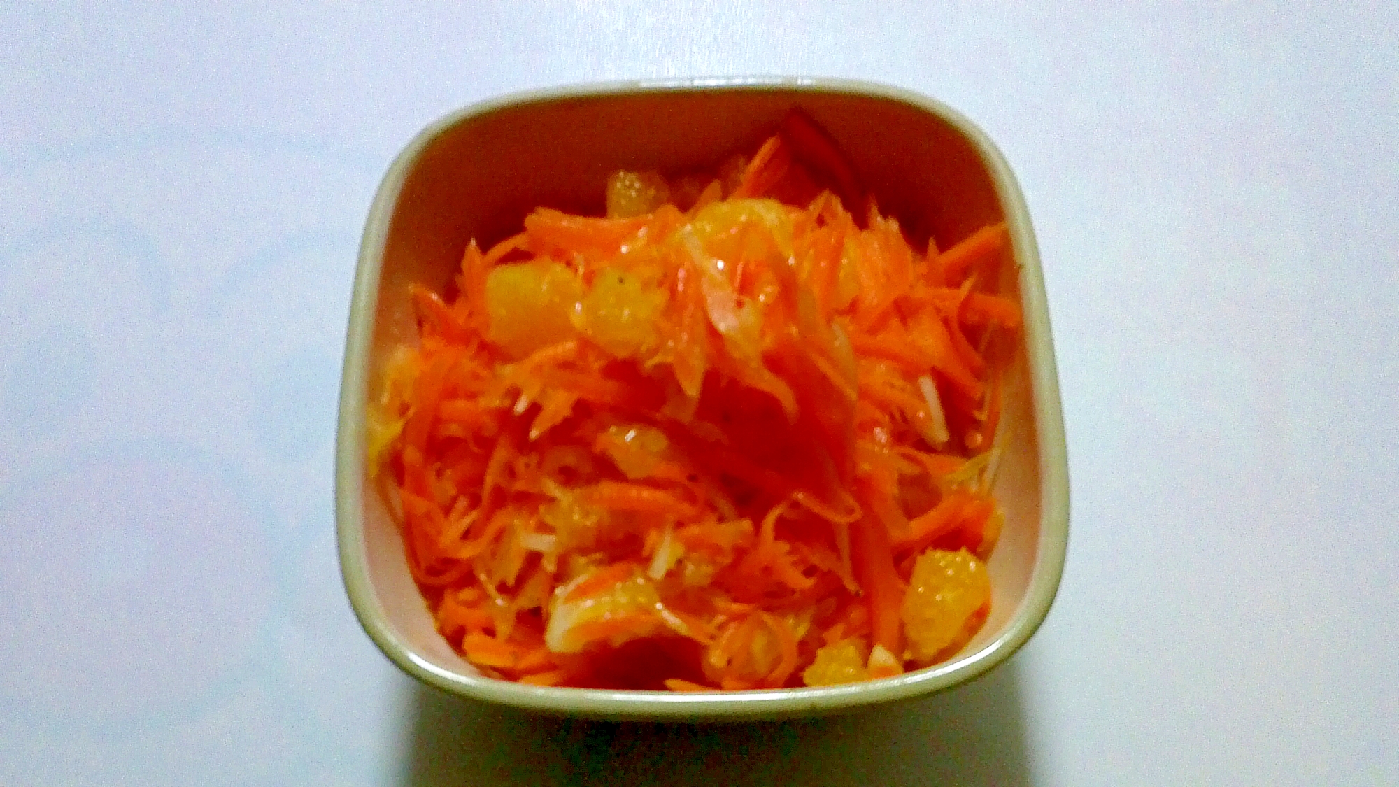 夏みかんとキャロットのオレンジサラダ