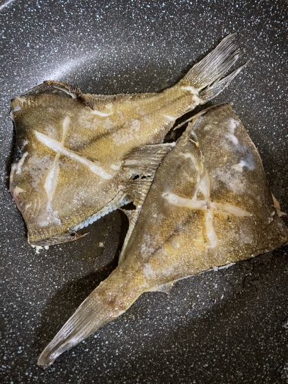 シンプル簡単！カレイの塩焼き揚げ