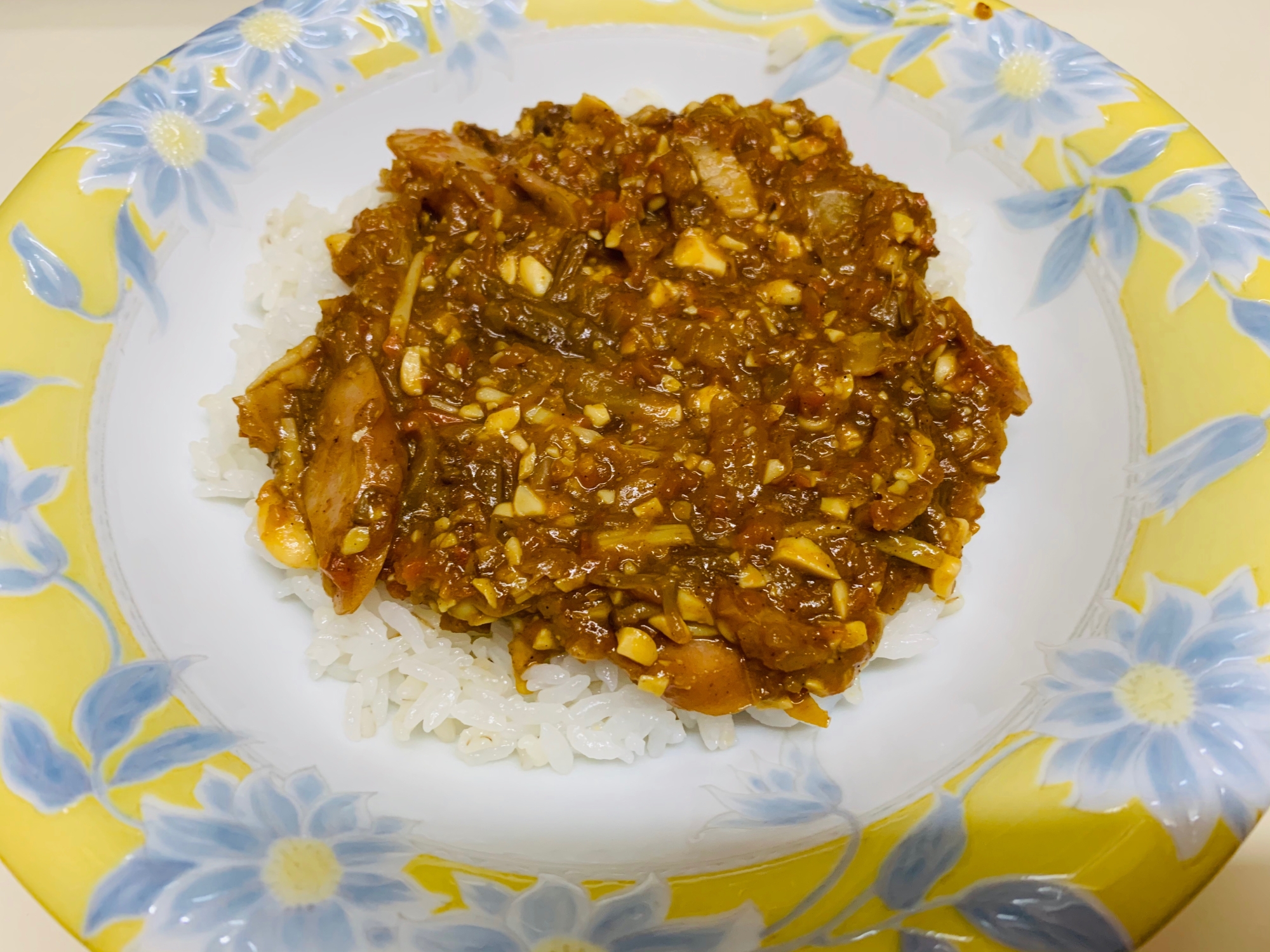 大豆とレトルトカレーを使ったダイエットキーマカレー