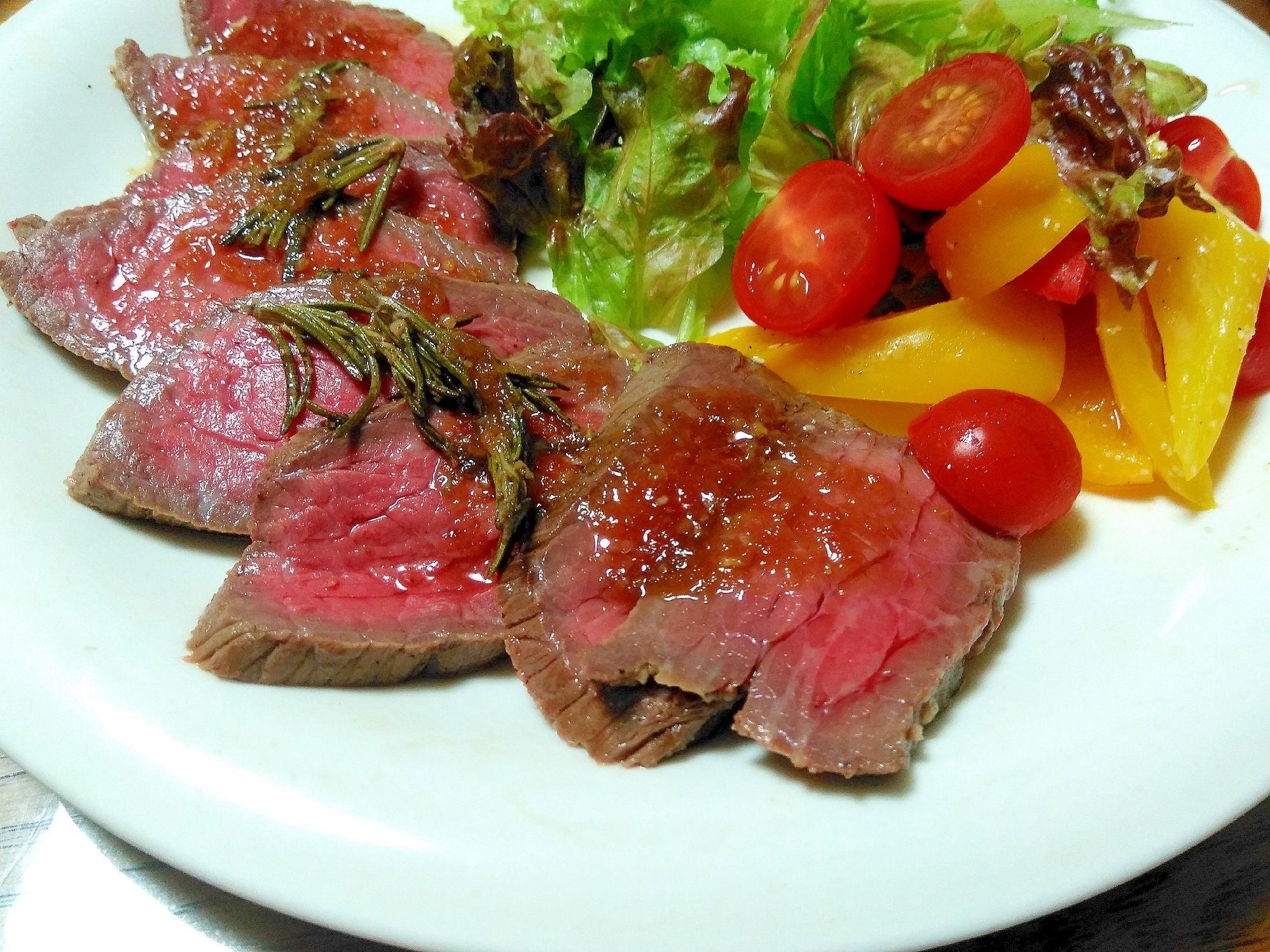 圧力鍋で簡単!!ローストビーフができちゃう～♪