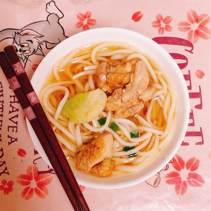 ♢白菜と鶏肉の煮込みうどん♢