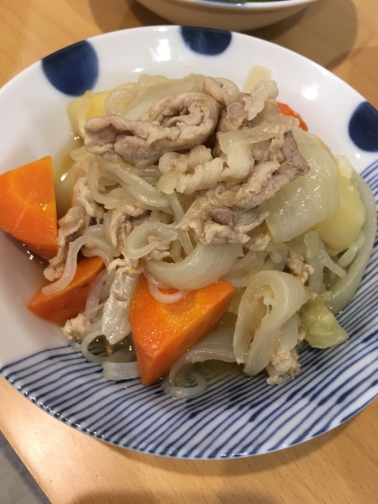 じゃがいもが煮崩れず、優しい味に仕上がりました(^^)