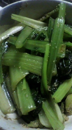 小松菜のナムルは初でした
美味しくいただきました
ごちそうさまでした