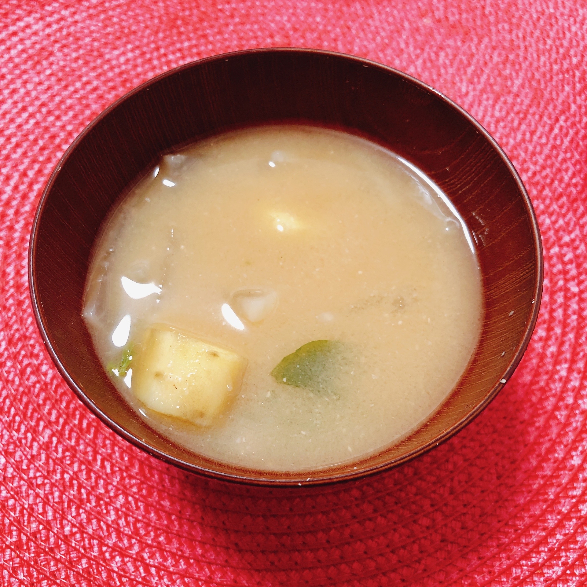 さつまいも大根味噌汁