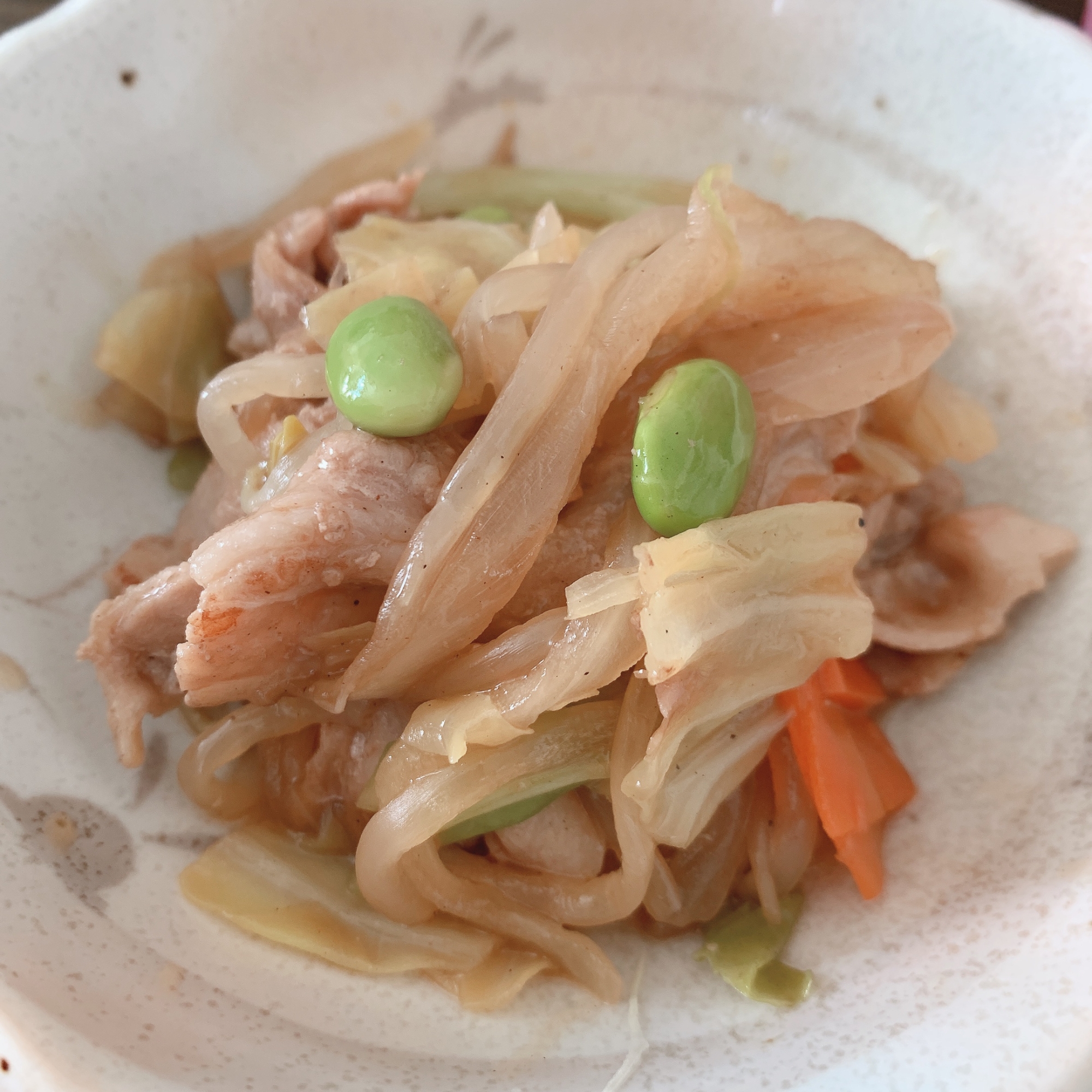 おつまみに♪野菜と肉炒め