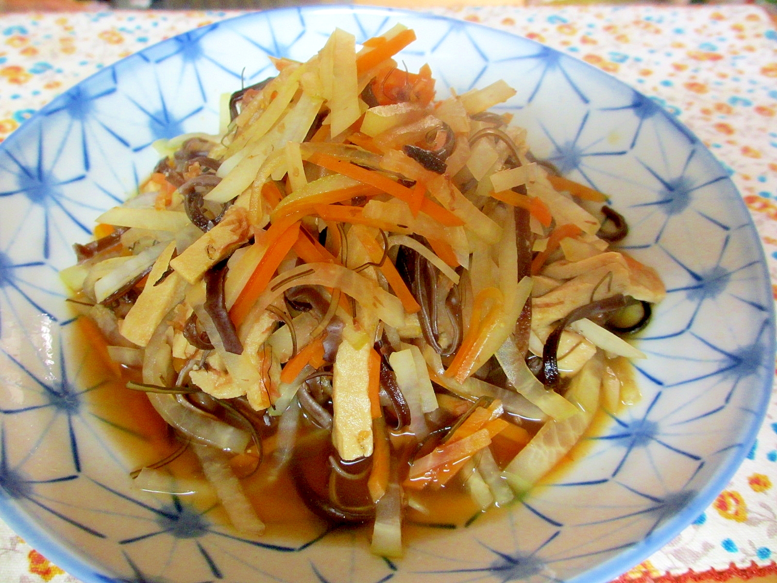 大根ときくらげの煮浸し