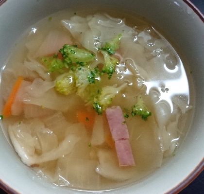 胃に優しい！あったかキャベツスープ