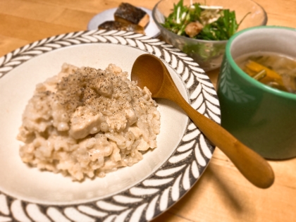 豆乳のリゾット