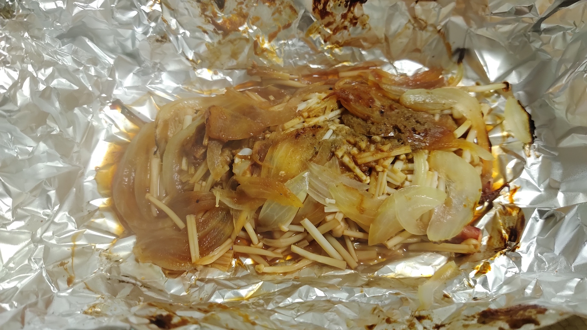 イカワタの味噌ホイル焼き(イカ全部食べ1)