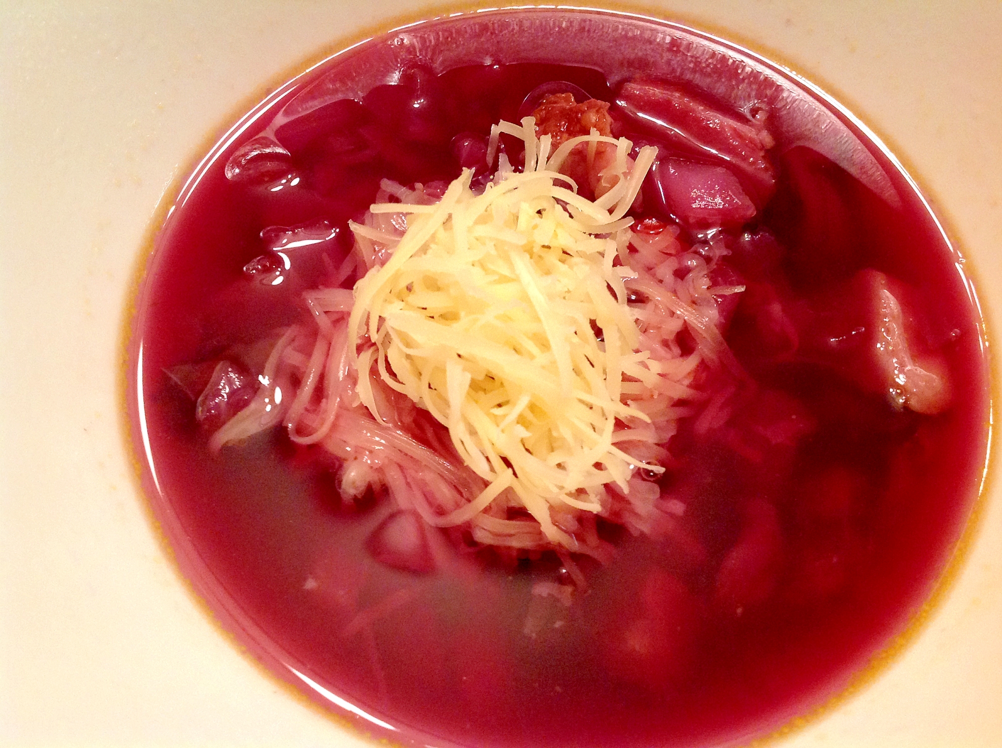 紫キャベツとベーコンのスープ レシピ 作り方 By Findus 楽天レシピ