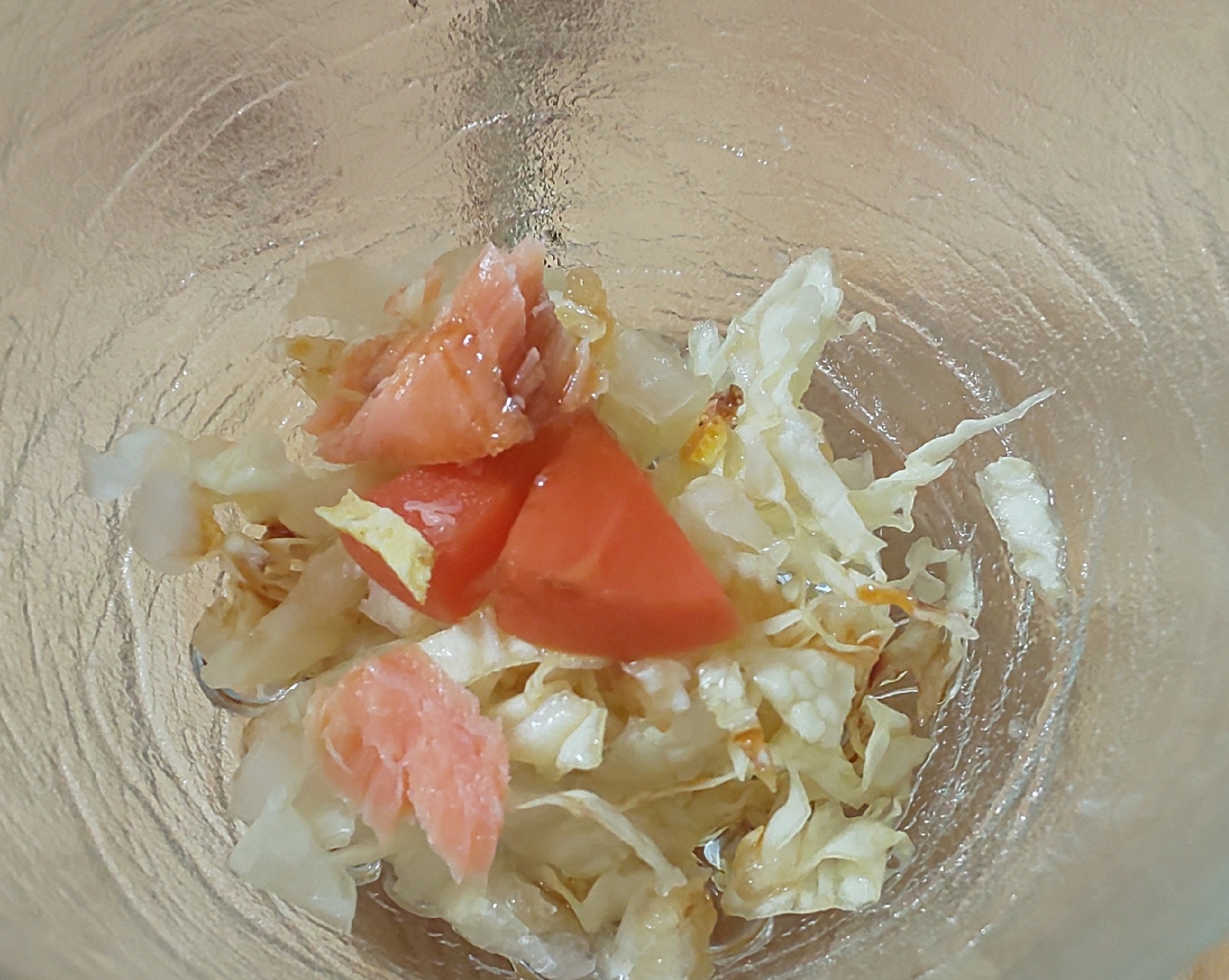 にんじん☆鮭☆レモンの白菜サラダ