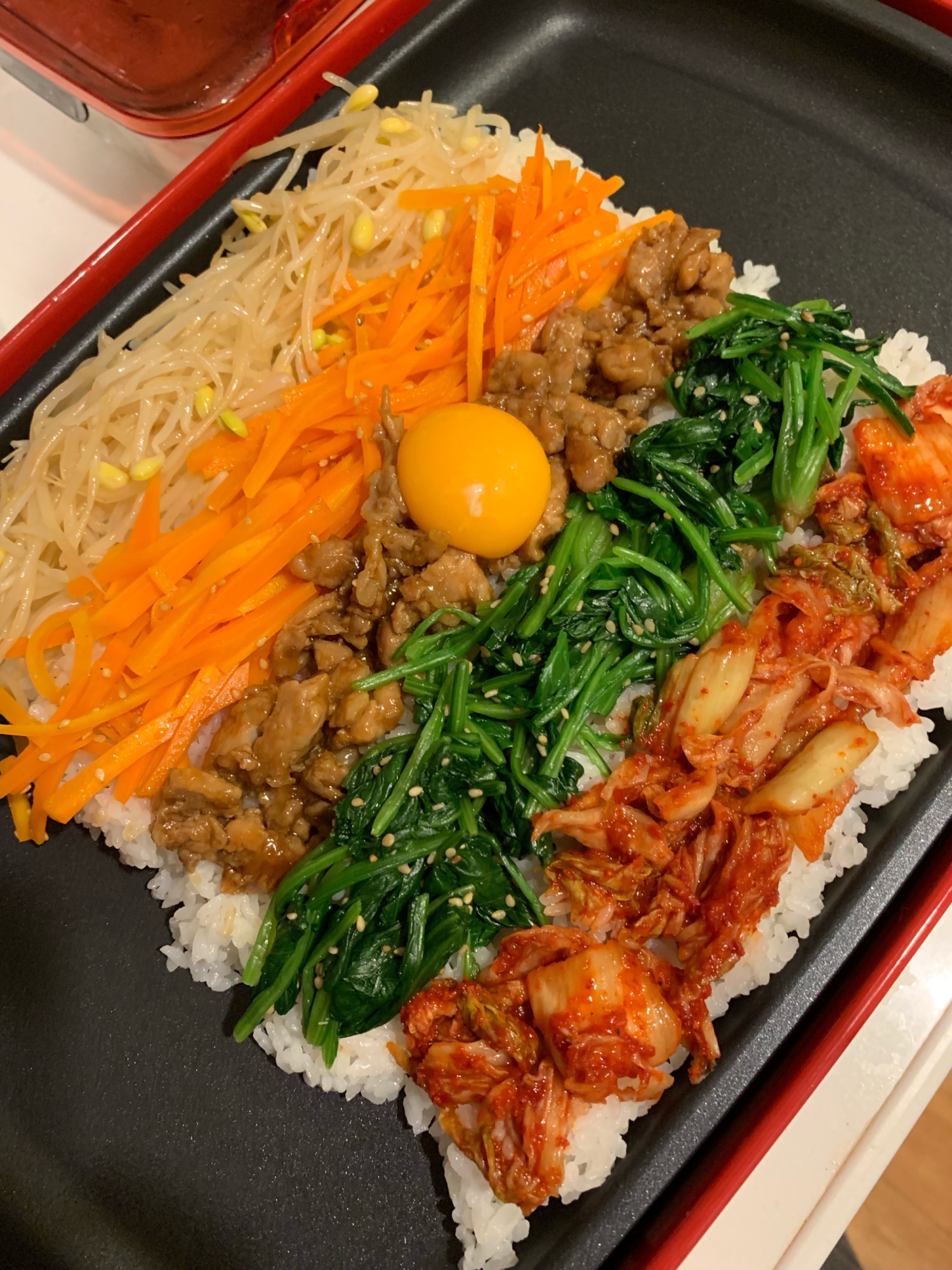 ホットプレートでビビンバ レシピ 作り方 By Juuun 楽天レシピ