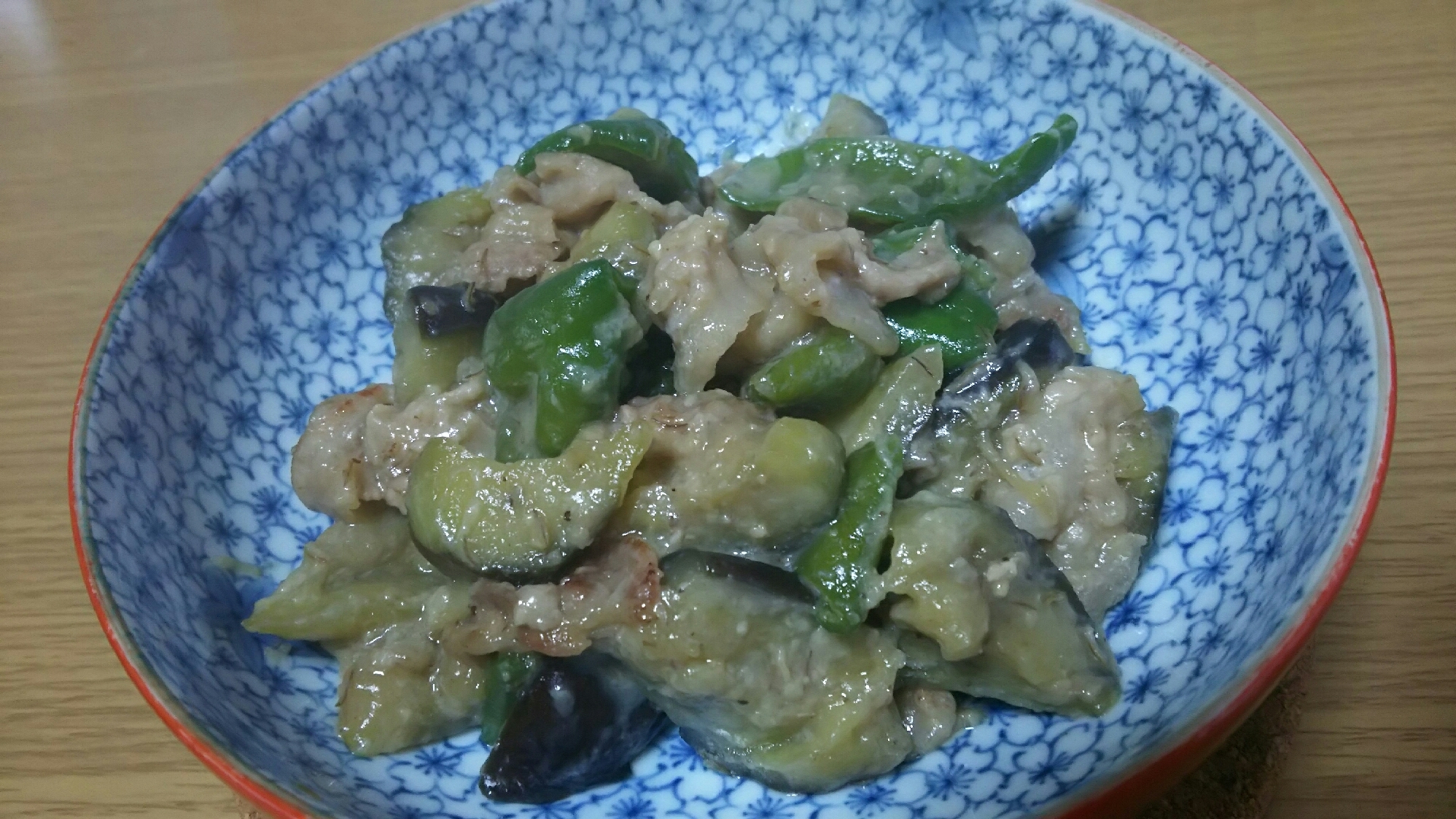 ご飯がススム‼ナスの味噌だき♪