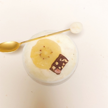 キウイとチョコヨーグルト
