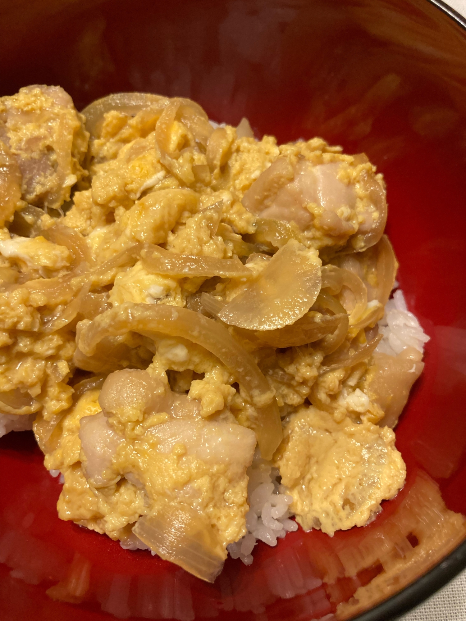 白だし入り親子丼