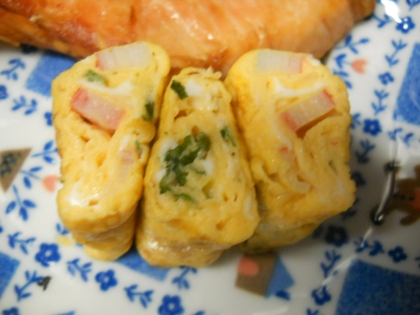乙女さんこんにちは～(^o^)丿
芋太郎のお弁当に入れたよ♪いつもより豪華な卵焼きを作ったので驚きのまなこでした★旨いと言っておりました～❤
ごちそうさま～❤