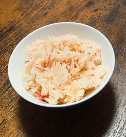 冷凍肩カニで作るカニご飯