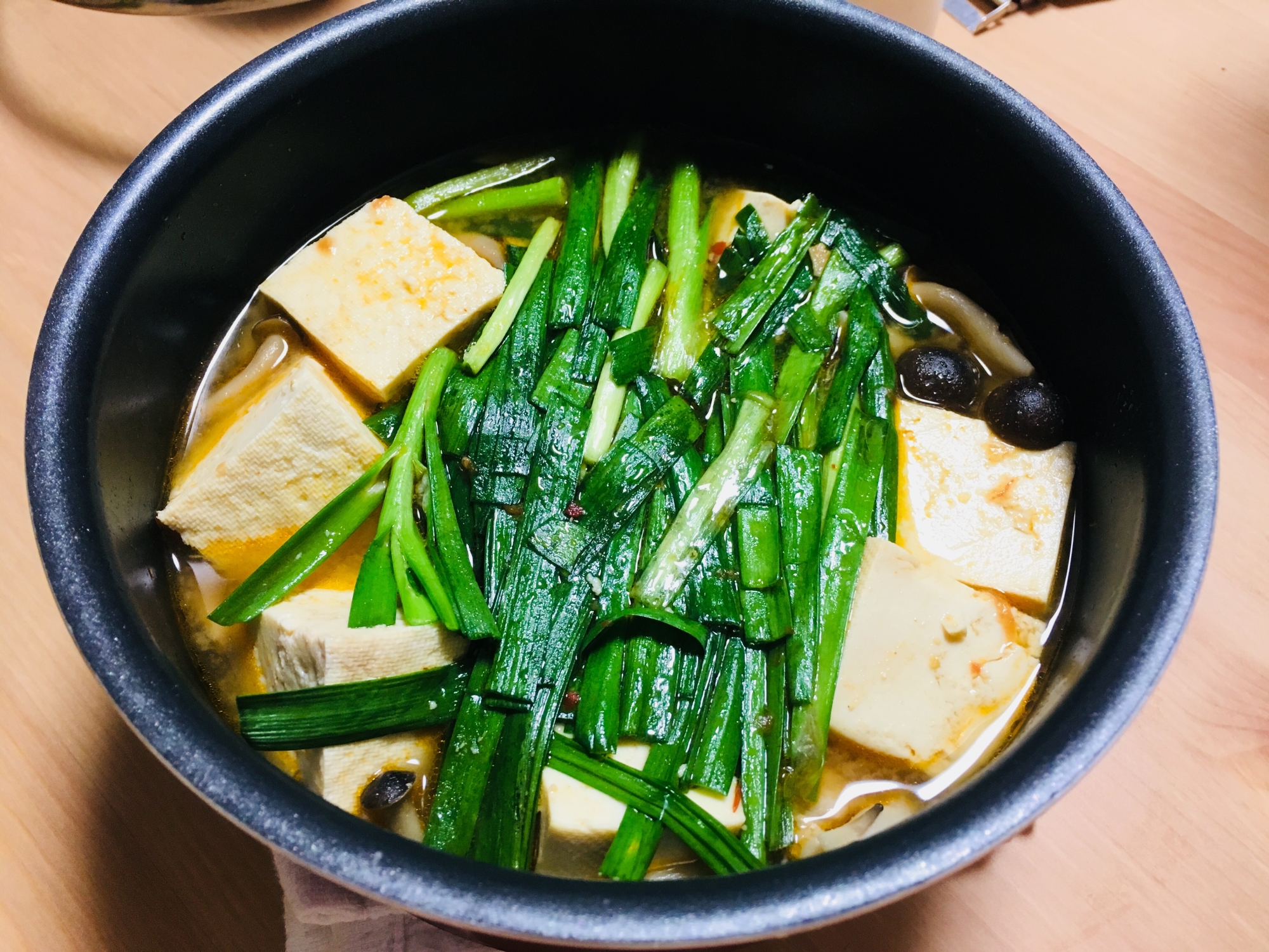 豆板醤と味噌で作る！スンドゥブ